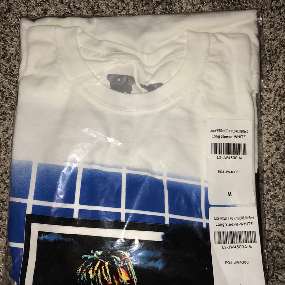 Vlone x juice WRLD x XO reflect long sleeve White